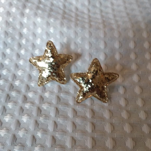 iridescent Star cushion Earrings E10 - Picture 4 of 4